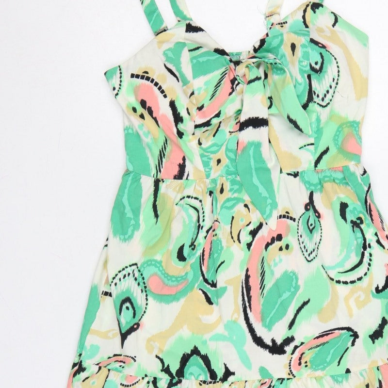 Jed London Women’s Multicoloured UK 8 Paisley Fit & Flare Mini Dress