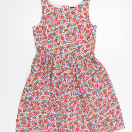 Polo Ralph Lauren Girls Multicoloured Floral Fit & Flare Dress 14 Years