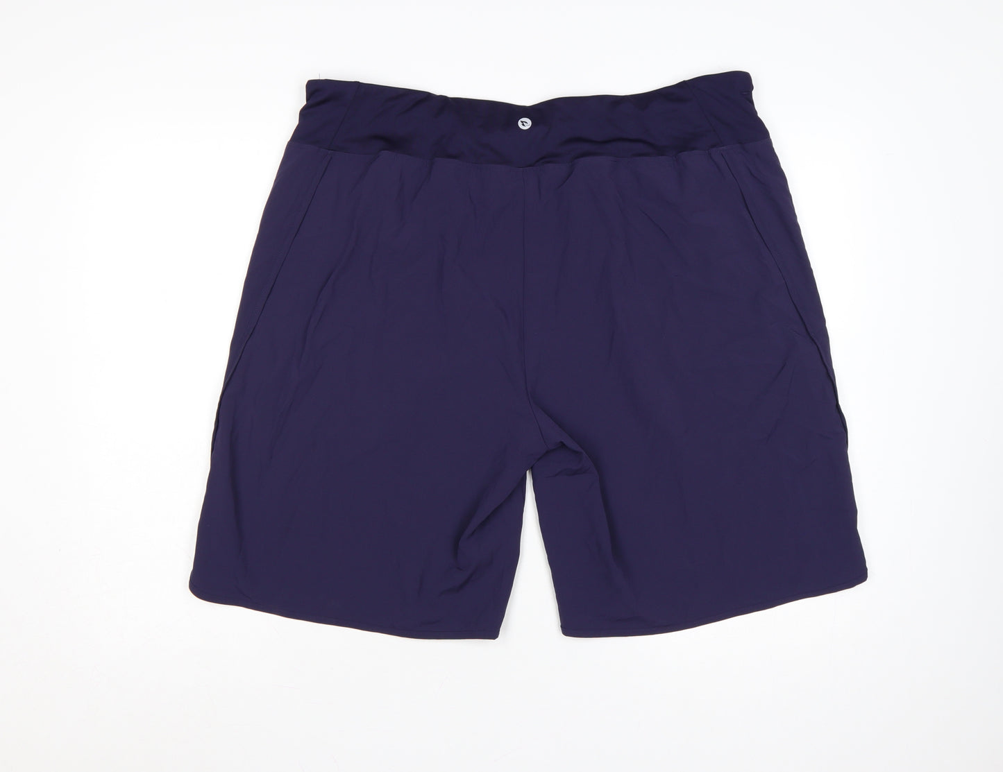 Baleaf Unisex Adults Blue 2XL Athletic Running Shorts Zip Pockets