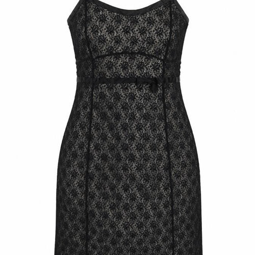 Sandwich Women Black Lace Knee Length Fit & Flare Dress Size S
