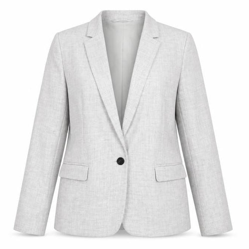 Marks and Spencer Women's Grey UK 12 Lined Single-Breasted Blazer