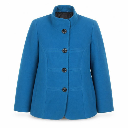 Gray & Osbourn Women’s Blue UK 20 Wool Cashmere Basic Jacket