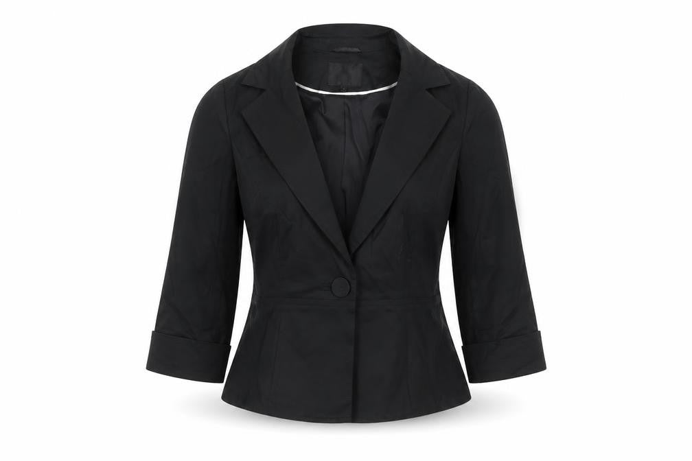 Coast Women’s Black Size 8 Tailored Single-Breasted Blazer Jacket