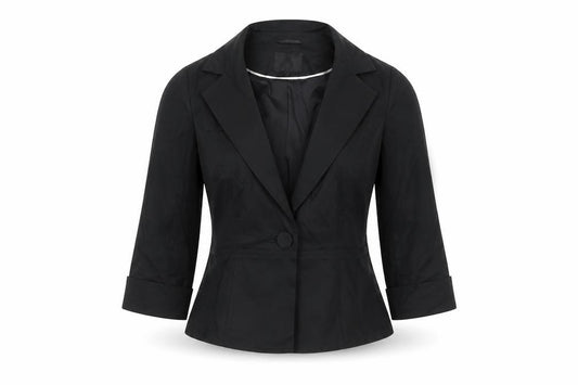 Coast Women’s Black Size 8 Tailored Single-Breasted Blazer Jacket