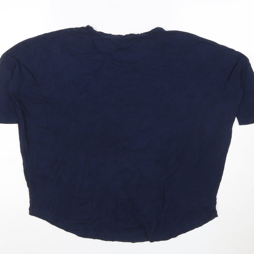 Phase Eight Women’s Blue Size 10 Basic Stretch Jersey T-Shirt