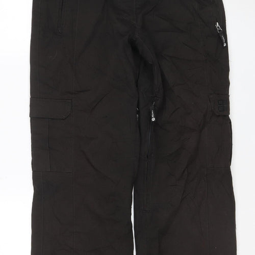 686 Women’s Black Size 10 Waterproof Insulated Snow Ski Pants