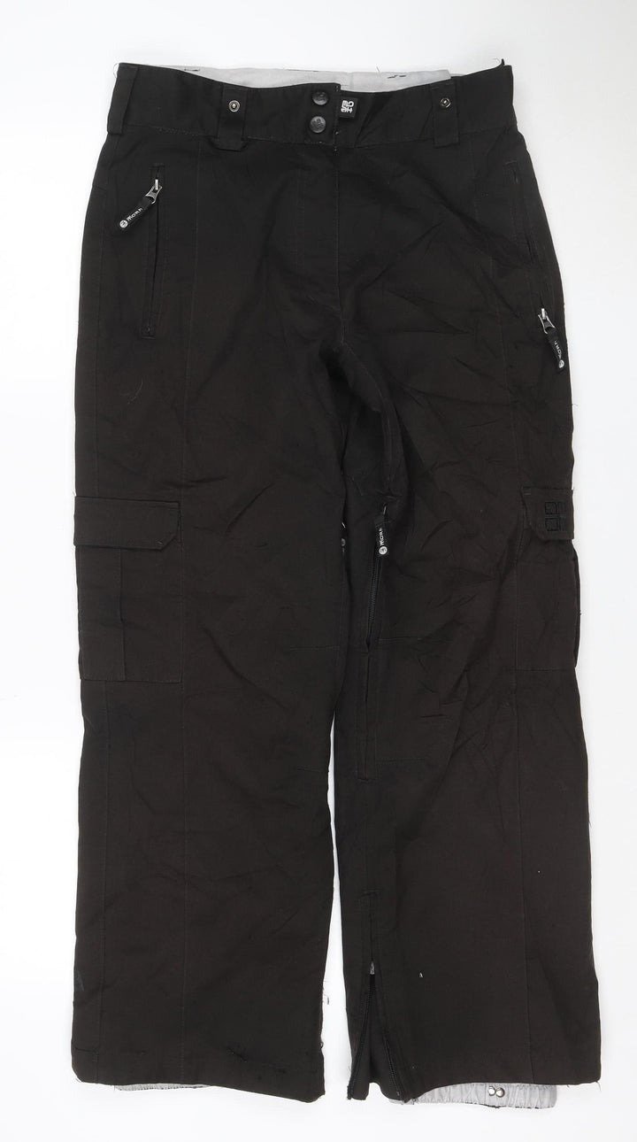 686 Women’s Black Size 10 Waterproof Insulated Snow Ski Pants