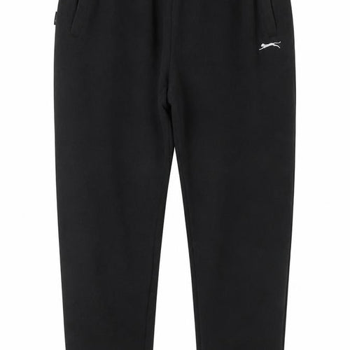 Slazenger Men’s Black 2XL Fleece Sweatpants Elastic Waist Zip Pockets