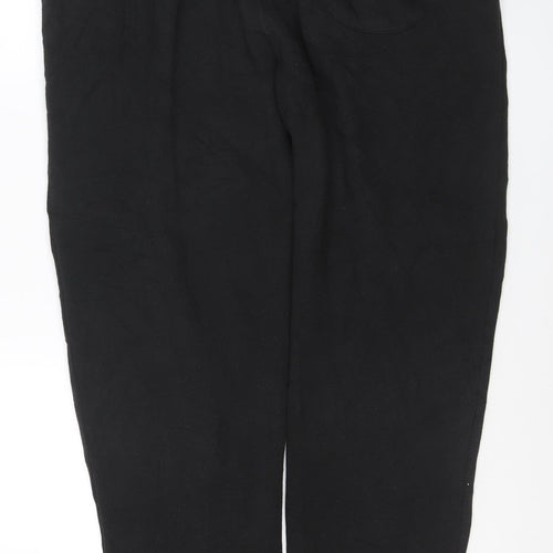 Slazenger Men’s Black 2XL Fleece Sweatpants Elastic Waist Zip Pockets