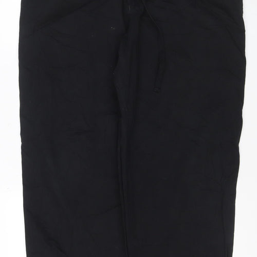 Marks & Spencer Men’s Black 36W 31L Cotton Straight Trousers
