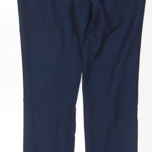 Next Tailoring Men’s Navy 34W 33L Skinny Fit Dress Trousers