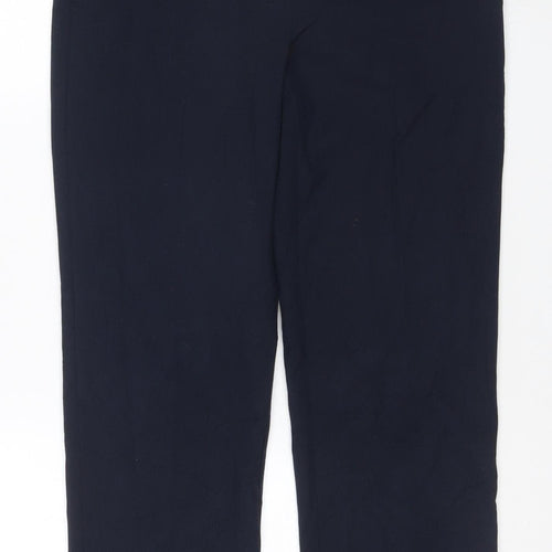 Marks and Spencer Women’s Navy Blue UK 12 Short Tailored Dress Trousers