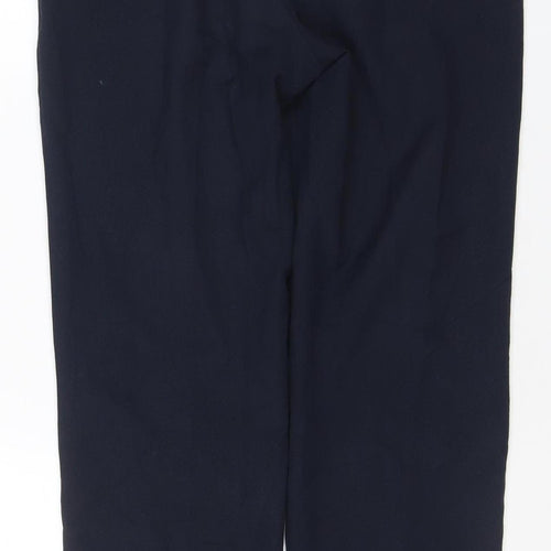 Marks and Spencer Women’s Navy Blue UK 12 Short Tailored Dress Trousers