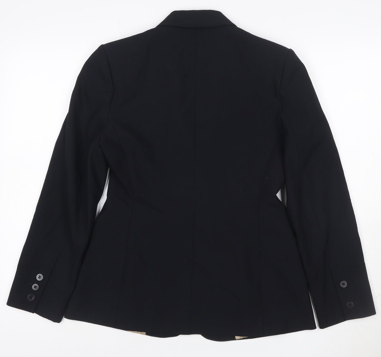 Principles Petite Women Black UK 10 Two Button Tailored Blazer Jacket