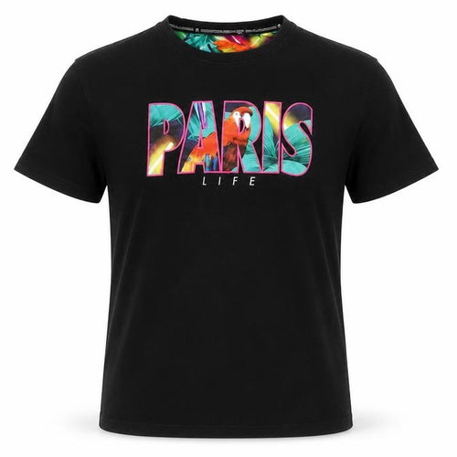 Cayler & Sons Mens Black M Paris Life Parrot Graphic T-Shirt