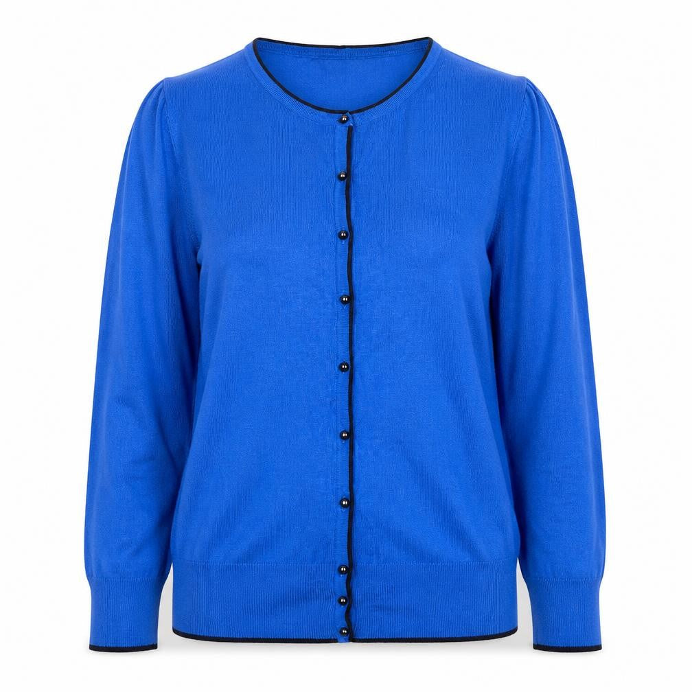Marks and Spencer Women’s Blue UK 16 Round Neck Button Cardigan