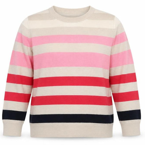 Marks and Spencer Women’s Multicoloured Striped Knit Jumper UK 14