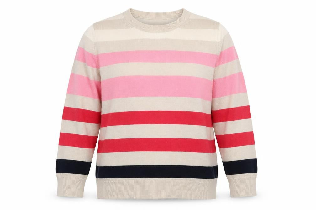 Marks and Spencer Women’s Multicoloured Striped Knit Jumper UK 14