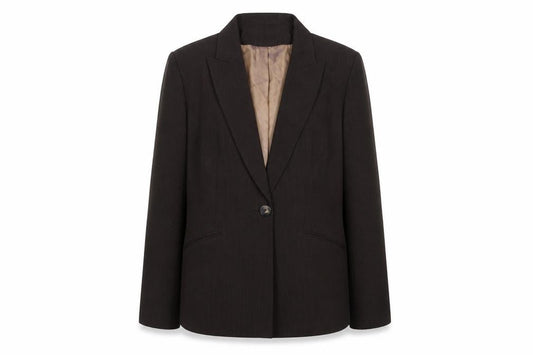 Principles Women’s Brown Size 16 One Button Lined Blazer Jacket