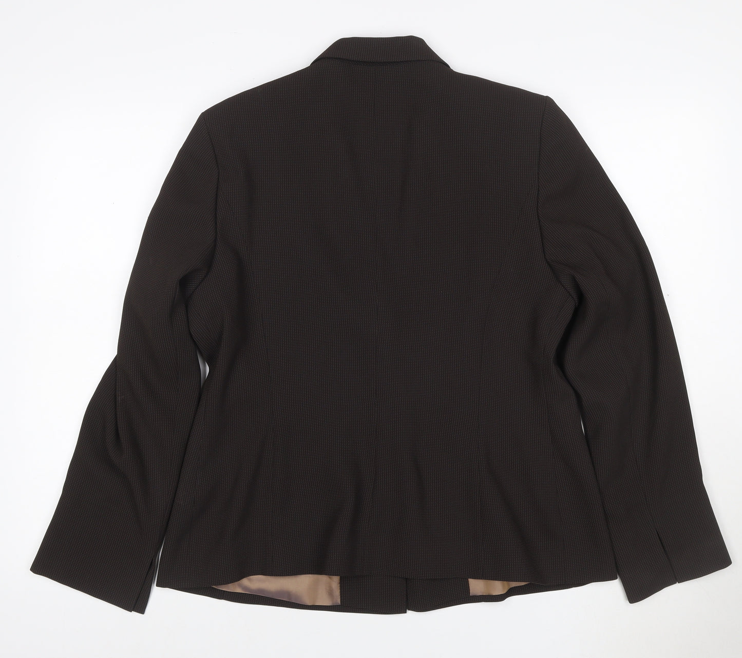 Principles Women’s Brown Size 16 One Button Lined Blazer Jacket