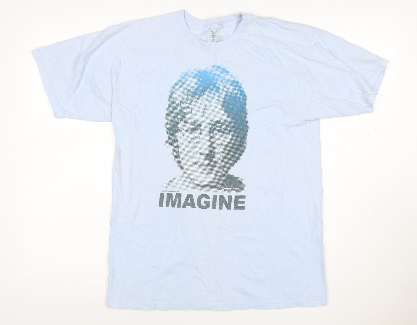 Gap Men's Blue M John Lennon Imagine Graphic Print Crew Neck T-Shirt