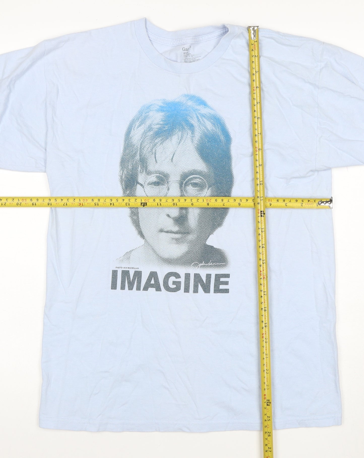 Gap Men's Blue M John Lennon Imagine Graphic Print Crew Neck T-Shirt