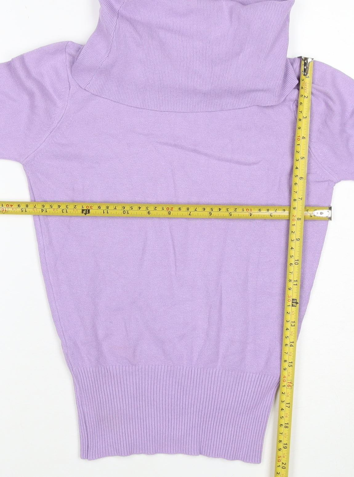 Oasis Women’s Purple UK 10 Roll Neck Knit Pullover Jumper