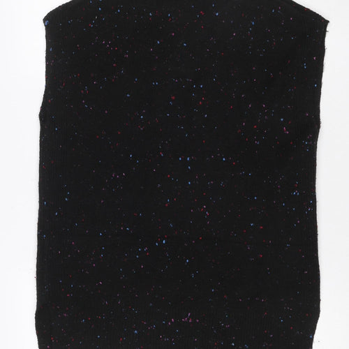 M&S Collection Women’s Black Speckled Knit Jumper Vest Size S