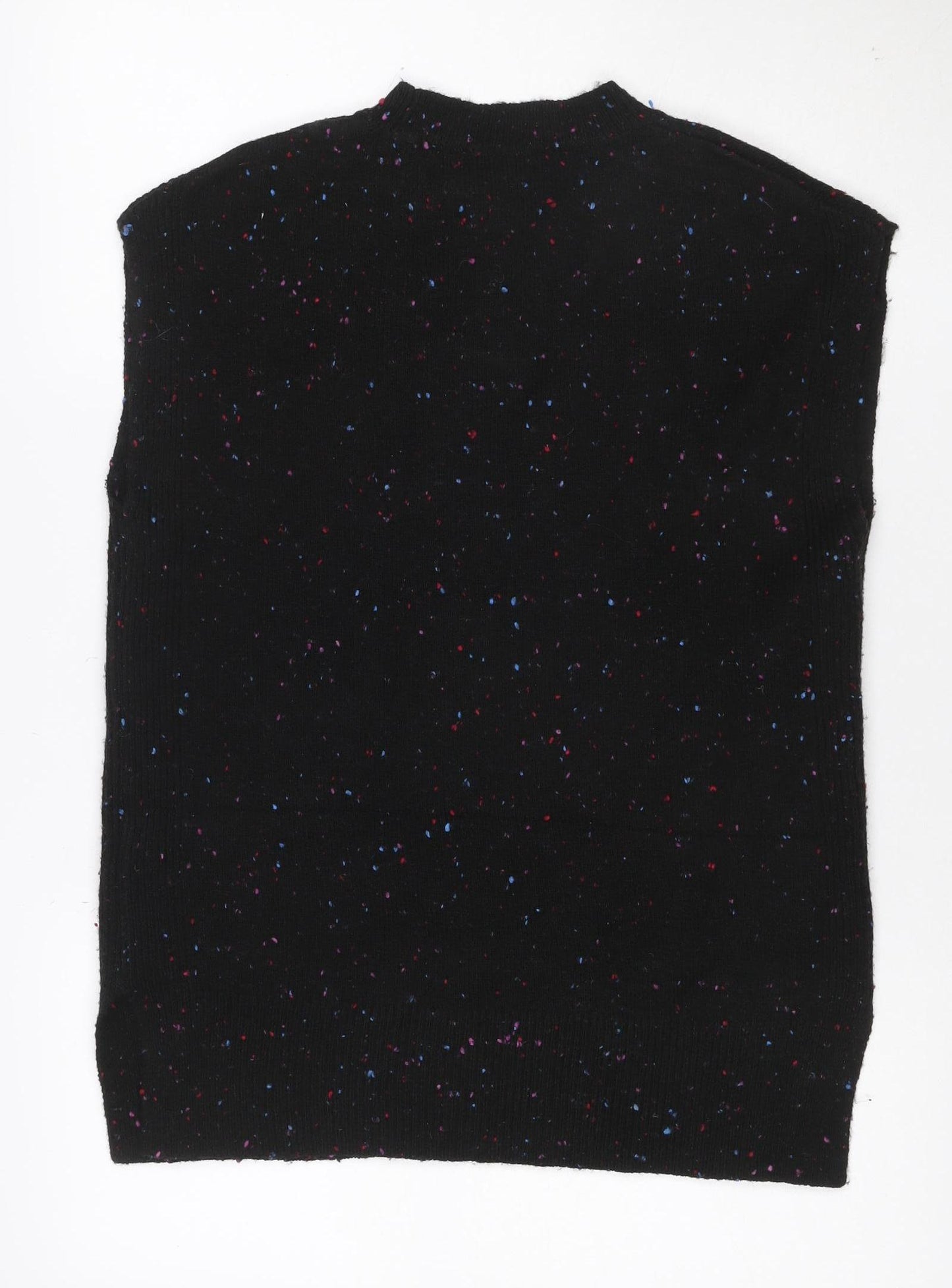 M&S Collection Women’s Black Speckled Knit Jumper Vest Size S