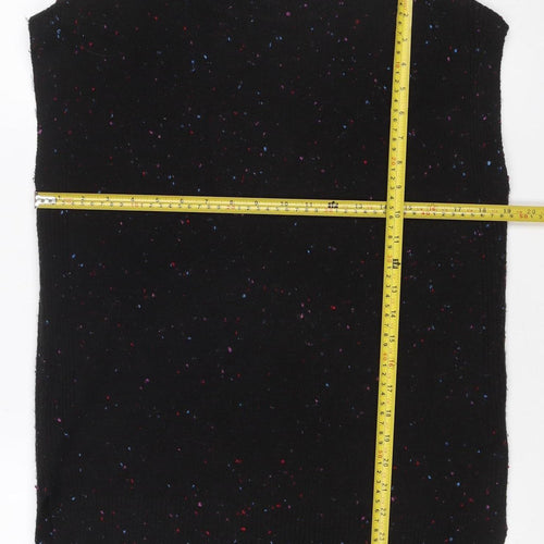 M&S Collection Women’s Black Speckled Knit Jumper Vest Size S