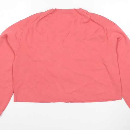 Autograph Women’s Pink Size 18 Round Neck Button Cardigan