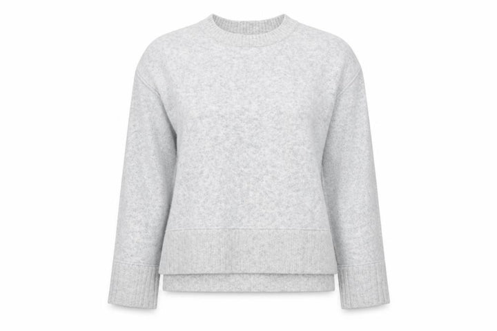 River Island Women Grey XS Relaxed Crew Neck Knit Jumper