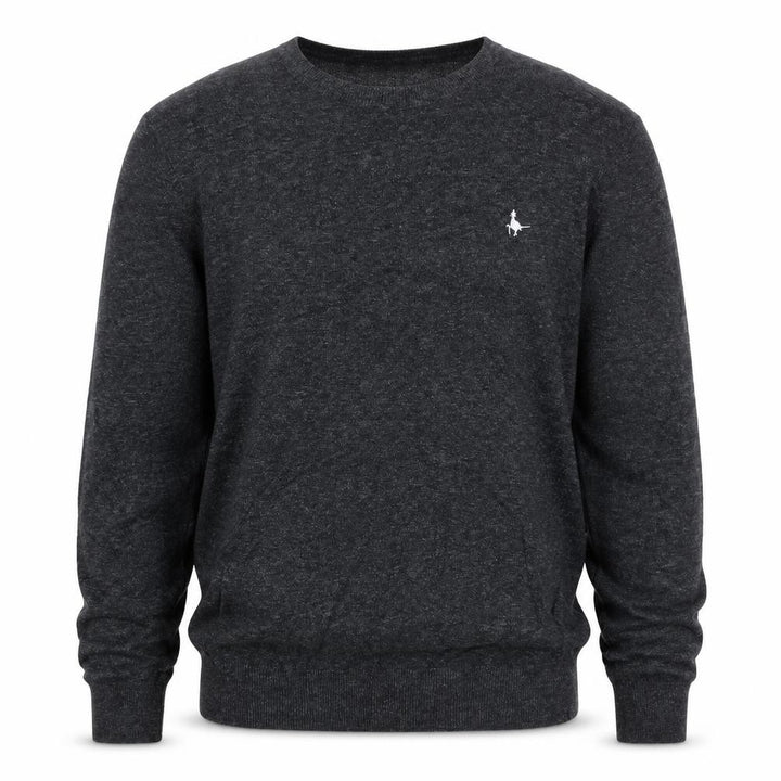 Jack Wills Men’s Grey Cotton Crew Neck Logo Pullover Jumper Size S
