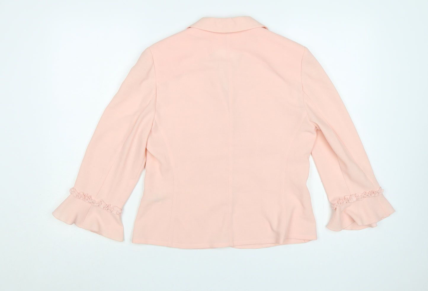 Gold by Michael H Women’s Pink UK 10 Tailored 3 Button Blazer Jacket