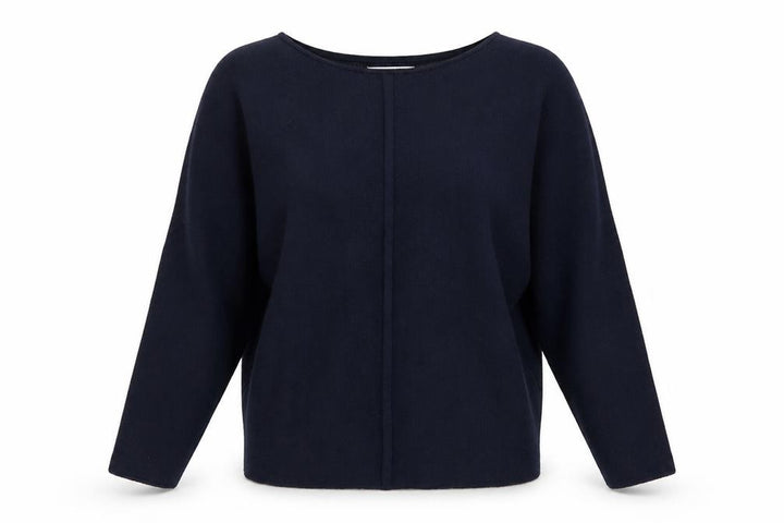 Primark Cares Women's Navy S Dolman Sleeve Viscose Knit Jumper
