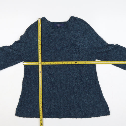 Next Women’s Blue UK 8 Crew Neck Long Sleeve Knit Pullover Jumper