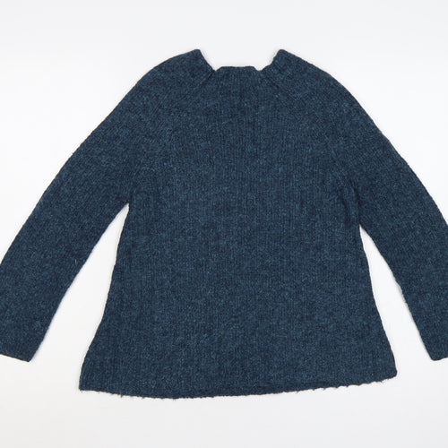 Next Women’s Blue UK 8 Crew Neck Long Sleeve Knit Pullover Jumper