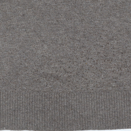 Marks & Spencer Women Brown M Roll Neck Fine Knit Jumper Long Sleeve