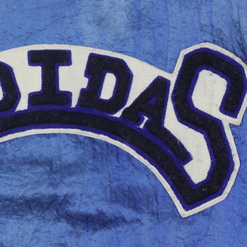 Adidas Mens Blue M Vintage 90s Track Jacket Full Zip