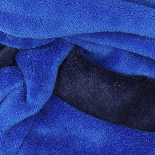 Chelsea FC Men's Blue Hooded Fleece Robe Adult L Belted Football