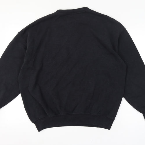 Nutmeg Men's Black XL Carolina Panthers NFL 1993 Pullover Sweatshirt
