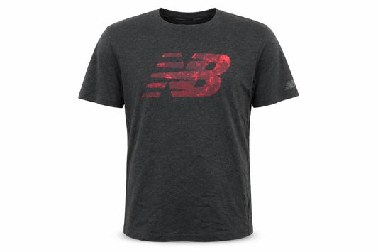New Balance Men’s Black S Graphic Logo Sports Crew Neck T-Shirt