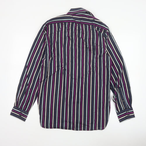 Marks and Spencer Autograph Men’s Multicoloured Stripe Shirt 15 38