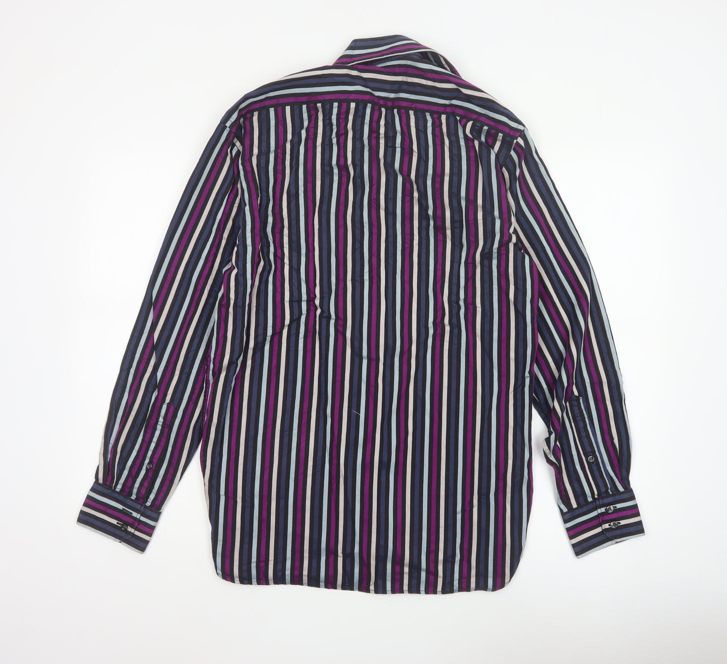 Marks and Spencer Autograph Men’s Multicoloured Stripe Shirt 15 38
