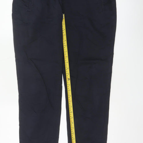 Selected Femme Unisex Blue Size 42 Tapered Chino Stretch Trousers