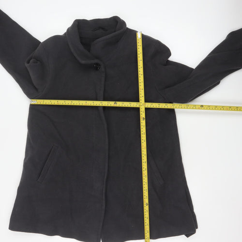 Fuchs Schmitt Women’s Black UK 14 Wool Cashmere Short Overcoat