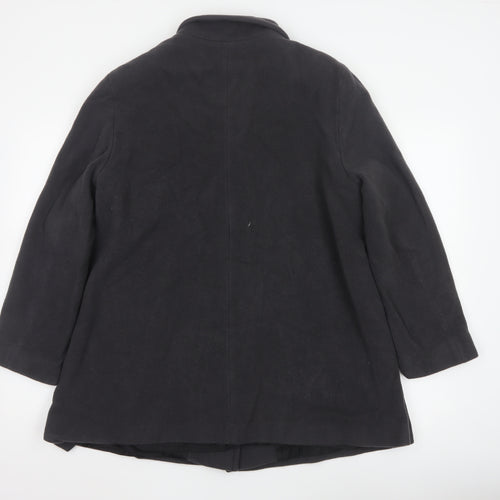 Fuchs Schmitt Women’s Black UK 14 Wool Cashmere Short Overcoat
