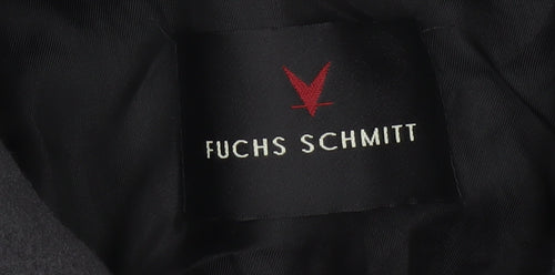 Fuchs Schmitt Women’s Black UK 14 Wool Cashmere Short Overcoat