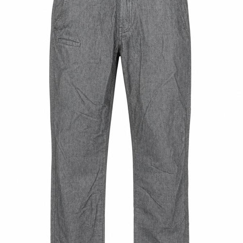Ezekiel Men’s Grey 30 Slim Tapered Chino Trousers Stretch