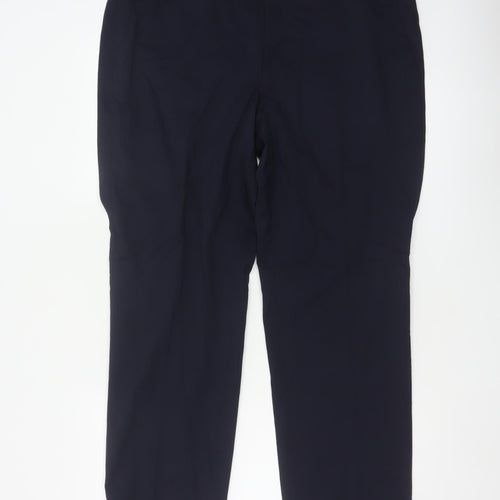 Marks & Spencer Men Blue 38in Wool Blend Dress Trousers 29in Leg
